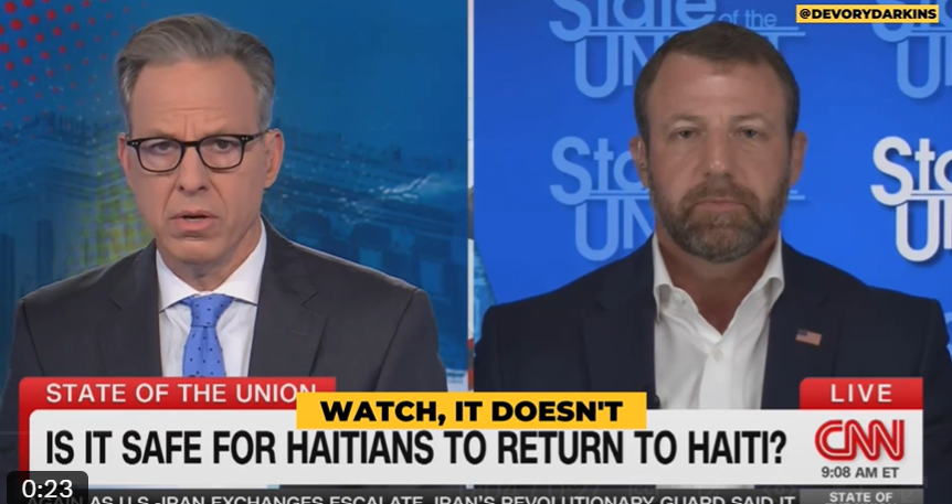DHS Secretary Mullin Dismantles Jake Tapper So Badly the CNN Host Forgets How Questions Work