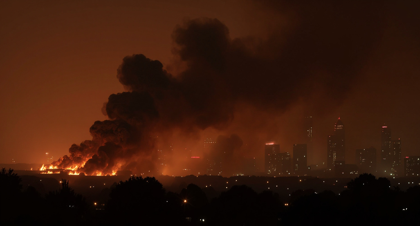 Los Angeles Chokes on Toxic Smoke for Five Days While Bass Parties in Chicago and Newsom Waits to Notice